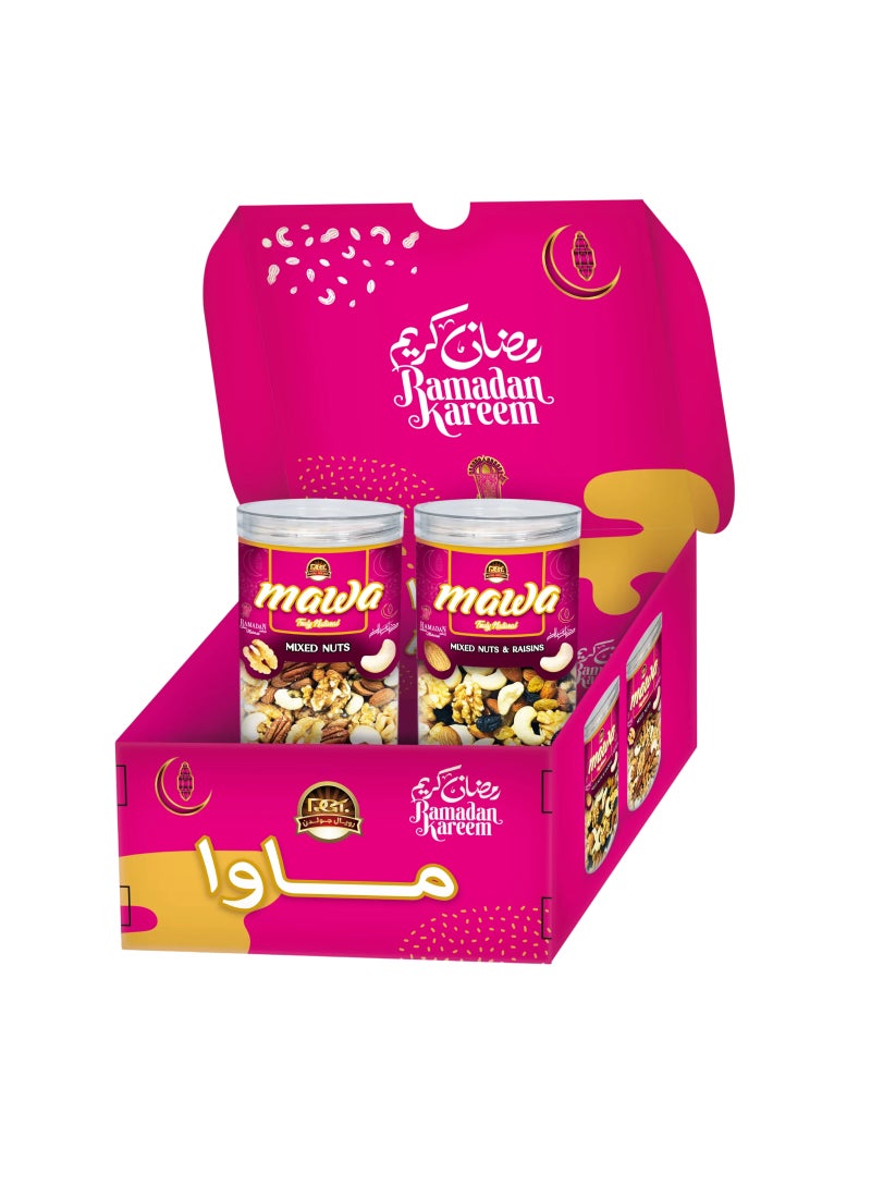 موا علبة هدايا رمضانية من المكسرات المشكلة والزبيب - Image 3